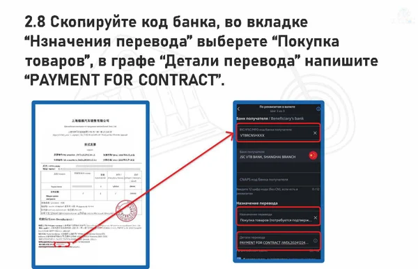 Инструкция по оплате автомобиля через Банк ВТБ